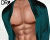 DR- Teal satin jacket M
