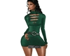 Knit Green Dress