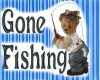 GONE FISHING STICKER