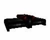 Black and Red Couch Set