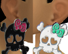 skull earrings