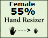 Hand Scaler 55% Female