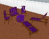 LL-Purple Patio set