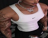 NK Tank White + Tatto