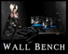 Wall Bench Blue Black