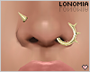 Gold Nose Piercings