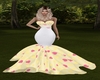 White n Yellow Vday Gown