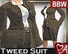 .a BBW Brown Tweed Suit