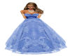 Blue Lace BrideMaid Gown