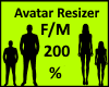 Avatar Scale 200%