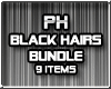 !PH! Black Hairs Bundle