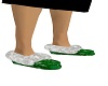 Green Christmas Slippers