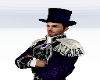 Victorian Top Hat Blue