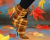 FallPlaid Slouch Boots