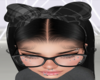 Grey/Black Plaid Hairbow