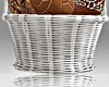 Easter Eggs Basket White