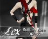 LEX  Solitary Rose dress