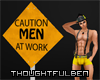 Men At Work Sign
