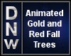 Animated Gold / Red Tree