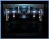 ♠A♠ Blue On Black