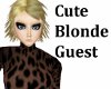 Cute Blonde Guest