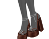 Y2K Brown Heels
