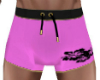 Pink Flower Boxers