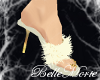 ~Ivory and gold slipper