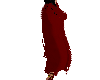 Red long fur Coat