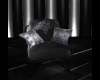 Silver & Black Chair