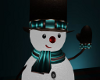 (SL) Teal Snowman