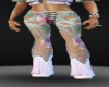 Flower Sequin Pants