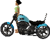 harley azzurra