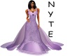 Purple Elegance Gown