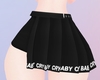 D! Cry Baby Skirt Black