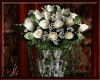 Jk.White Floral Padestal