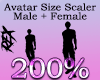 200% - Avatar Scaler