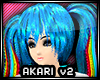 *Akari v2 - rainbow blue