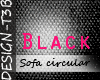 Black Sofa circular *