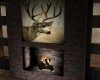 FIREPLACE W/POSTER