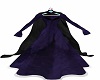 Gown +Cloak Purple Black