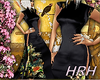 HRH Black Flowers Kimono