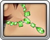 Diamond necklace [green]