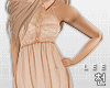 ! Lace Beige Dress