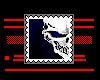 Stamp: Skull Blue