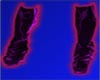 RH Purple wedge boots