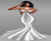 Glamour Silvr Party Gown