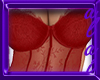 LACE CORSET RED