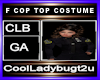 F COP TOP COSTUME