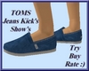 TOMS JEANS SHOWS